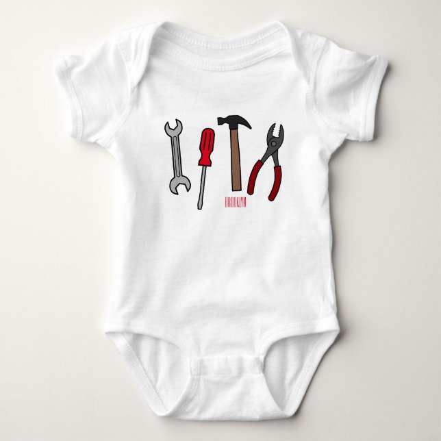 Body Illustration des outils de menuiserie (Devant)