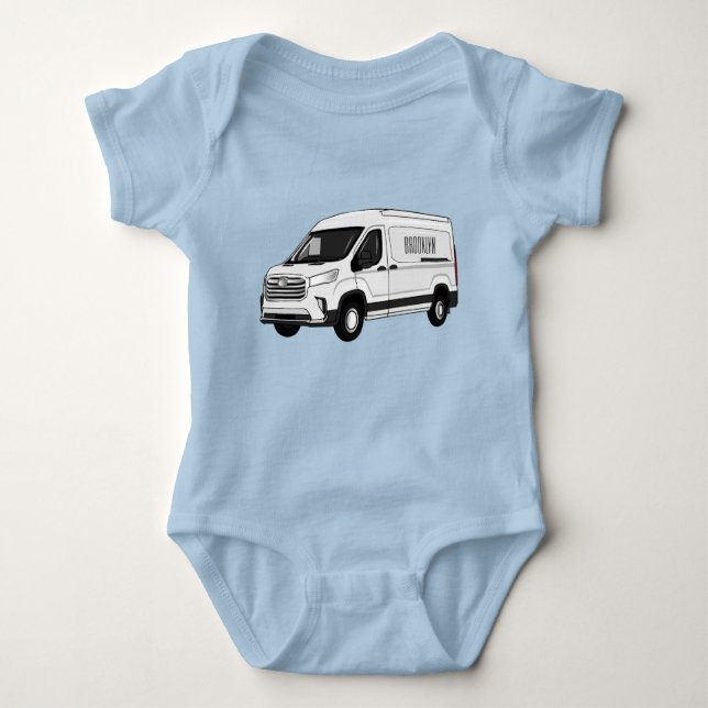 Body Illustration du fourgon de livraison (Devant)