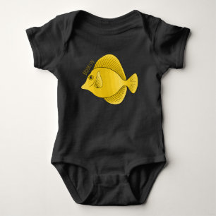 Body Illustration du poisson-tang jaune