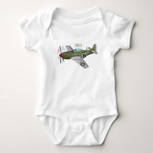Body Illustration d'un avion militaire
