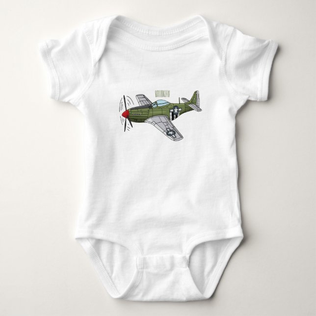Body Illustration d'un avion militaire (Devant)