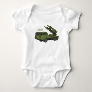 Body Illustration d'un camion de missiles militaires
