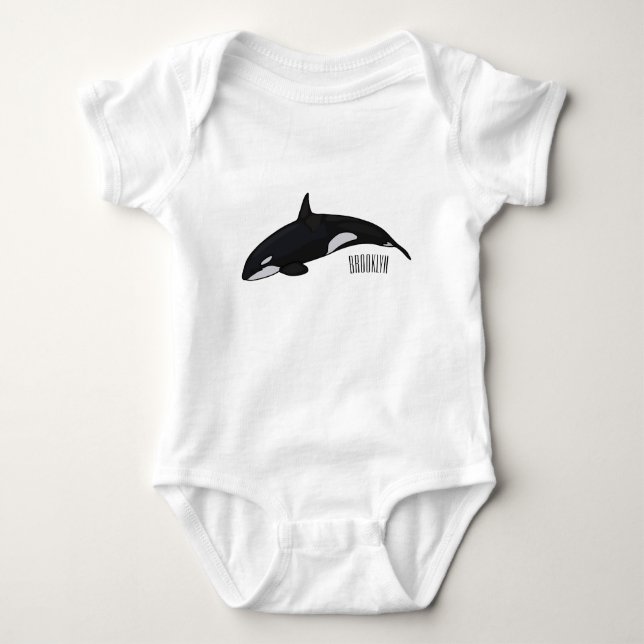 Body Illustration d'une baleine tueuse (Devant)