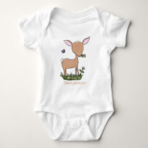 Body Illustration d'une jolie dessin de cerf de bébé he