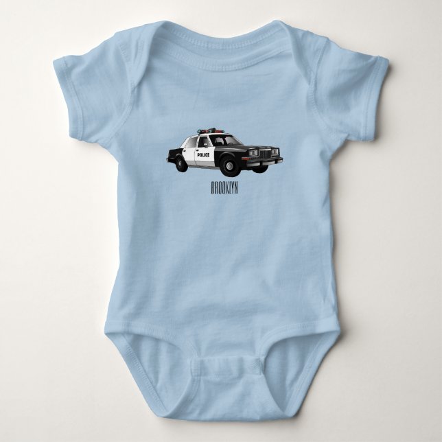 Body Illustration d'une voiture de police (Devant)