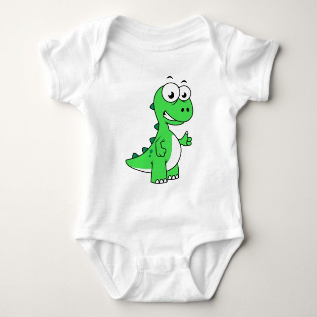 Body Illustration Mignonne Du Tyrannosaurus Rex. 2 (Devant)