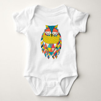 Body Illustration moderne tribale aztèque de hibou