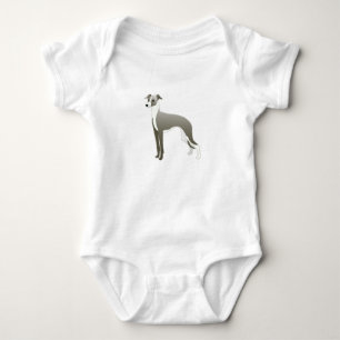 Body Illustration Silhouett de la race de chien de Grey