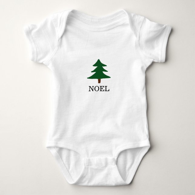 Body Illustration simple de l'arbre de Noël NOEL (Devant)