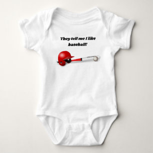 Body Ils Me Disent Que J'Aime Le Bodysuit Bébé De Baseb