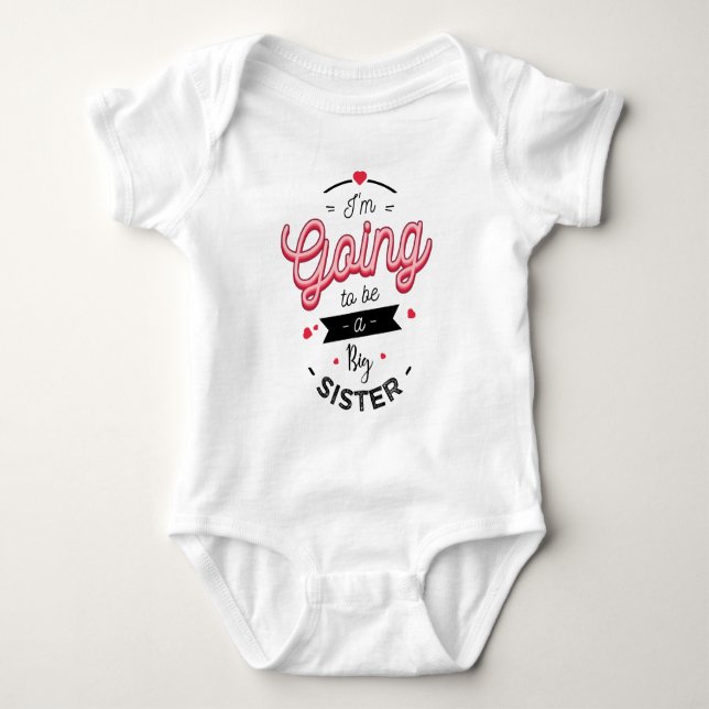 Body I'm going to be a big sister (Devant)