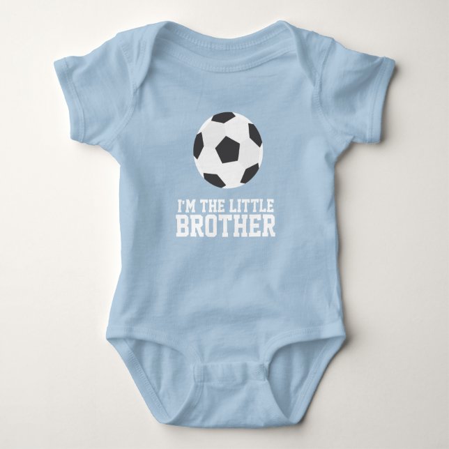 Body "I'm the Little Brother" Numéro du maillot de foot (Devant)