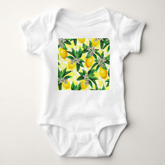 Body Imaginaire citron : Motif Floral Créatif