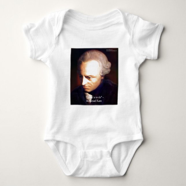 Body Immanuel Kant "À faire" Cadeaux de citations de sa (Devant)