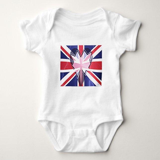 Body Imprimer "I Love UK" (Devant)