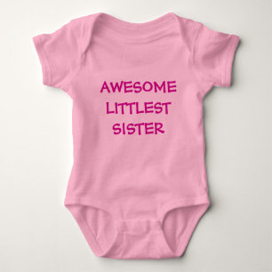 Body INCONTOURNABLE PETITE SOEUR Rose Baby Outfit
