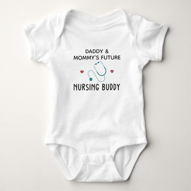 Body Infirmière Maman - Papa et maman's Future Nursing  (Devant)