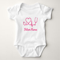 Infirmière personnalisée rose Nom Stethoscope Coeu