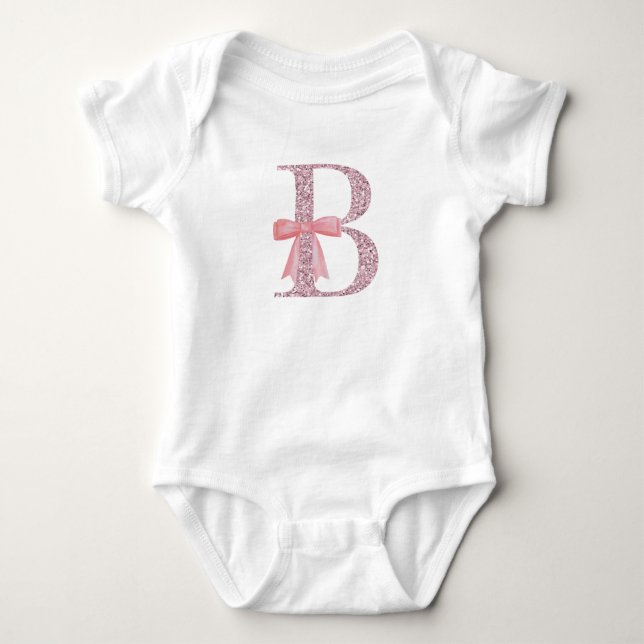 Body Initiale personnalisée pour la petite fille "B" (Devant)