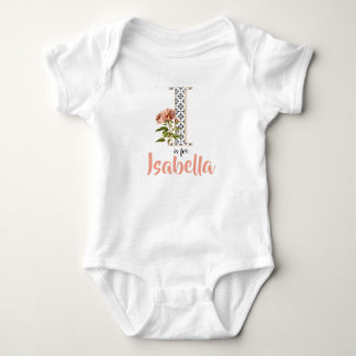 Body Isabella Nom Reveal Floral Lettre Girl Whimsical