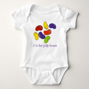 Body J est pour Jelly Beans Rainbow Candy Alphabet Swee