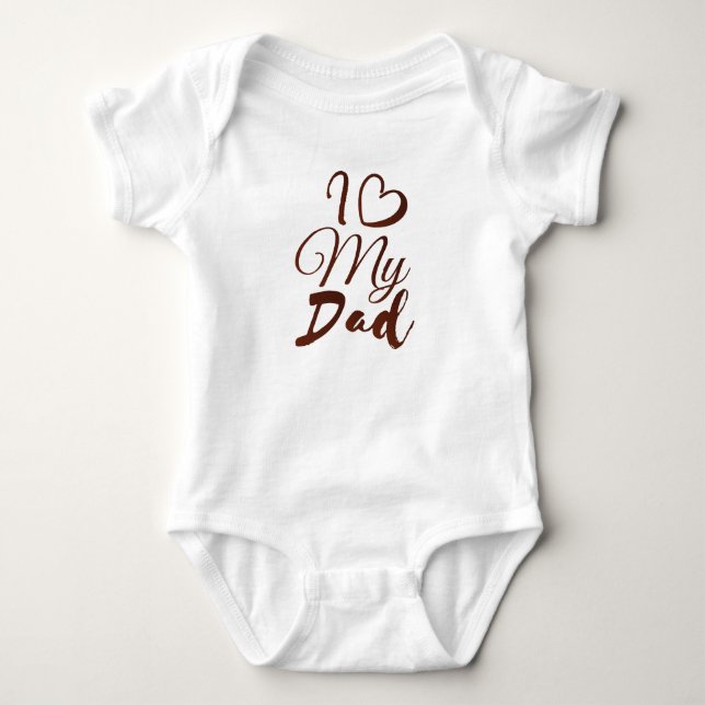 Body "J'❤️ Mon Père : Un Design De Coeur" (Devant)