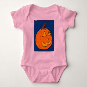 Body Jack o' Lantern Blue Infant Creeper
