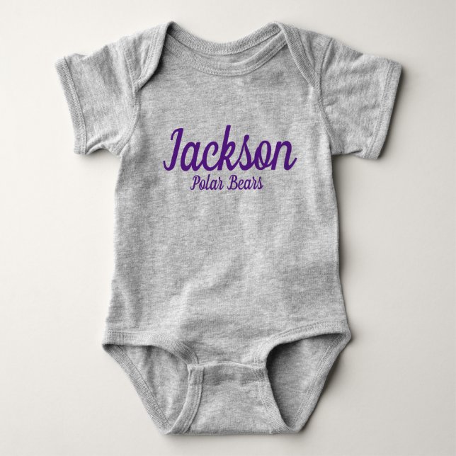 Body Jackson Polar Bears Baby Bodysuit (Devant)