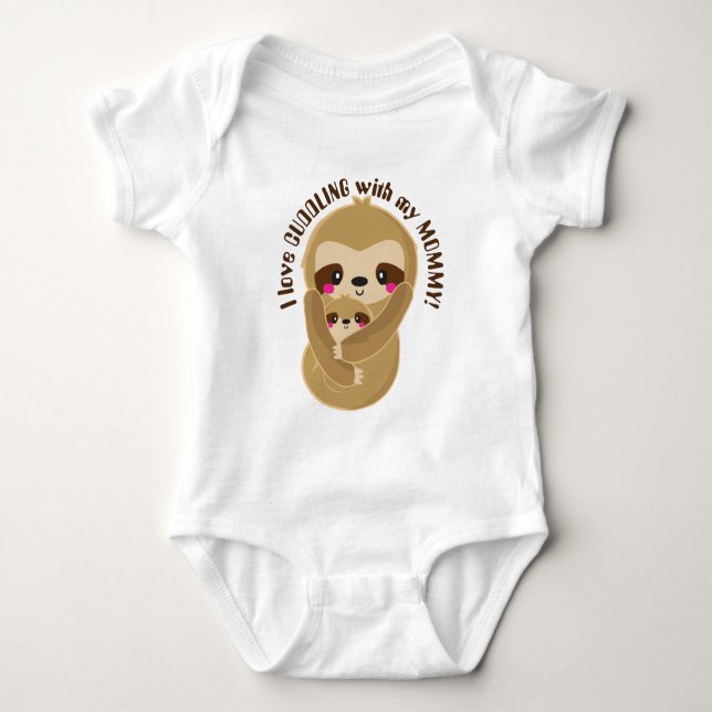 Body J'adore m'amuser avec mon bodysuit Mommy unisex (Devant)