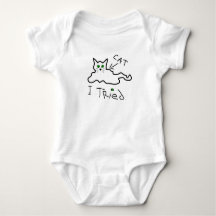 J'Ai Essayé Cat Baby Bodysuit