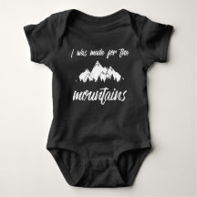 J'ai été fait pour le noir d'Onsie de bébé de