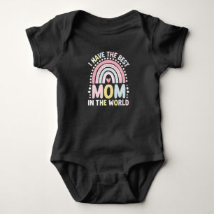 Body J'ai la meilleure maman du monde Boho Rainbow