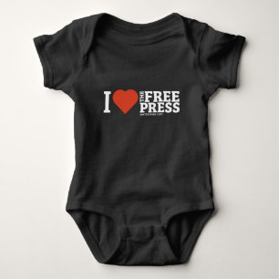 Body J'ai le coeur de la Free Press Baby Bodysuit