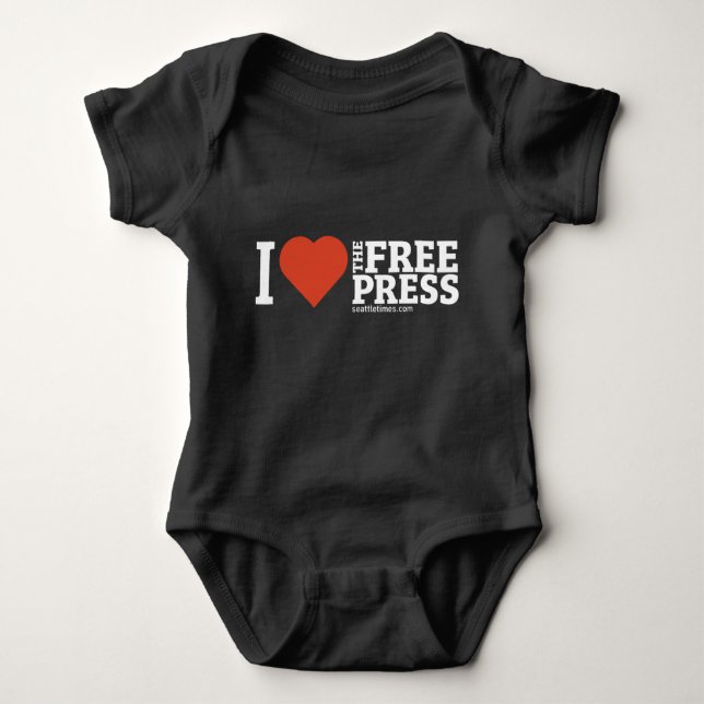 Body J'ai le coeur de la Free Press Baby Bodysuit (Devant)