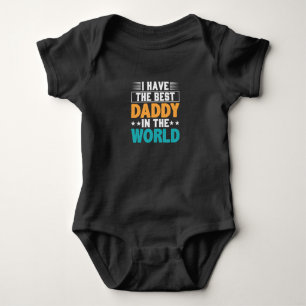 Body J'ai le meilleur papa dans le monde Bodysuit bébé