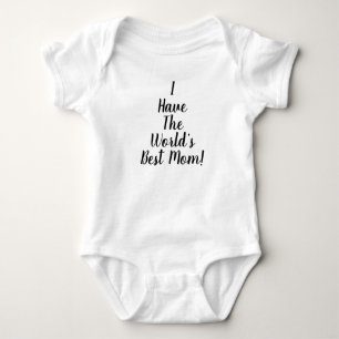 Body J'ai le texte noir 'Meilleure Maman du Monde' mign
