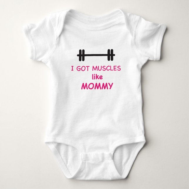 Body J'ai obtenu des muscles comme la maman (Devant)