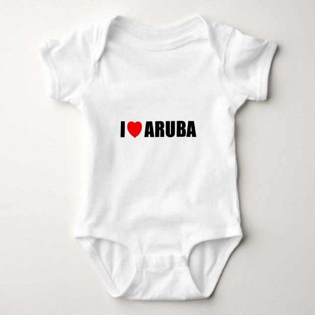 Body J'aime Aruba (Devant)