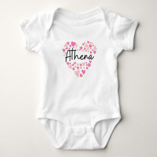 Body J'aime Athena - coeurs pour Athena