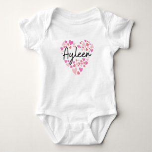 Body J'aime Ayleen - cœurs pour Ayleen