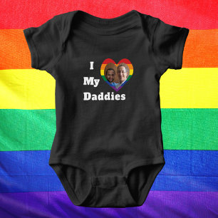 Body J'aime la fierté gay de mes papas LGBTQ Photo pers