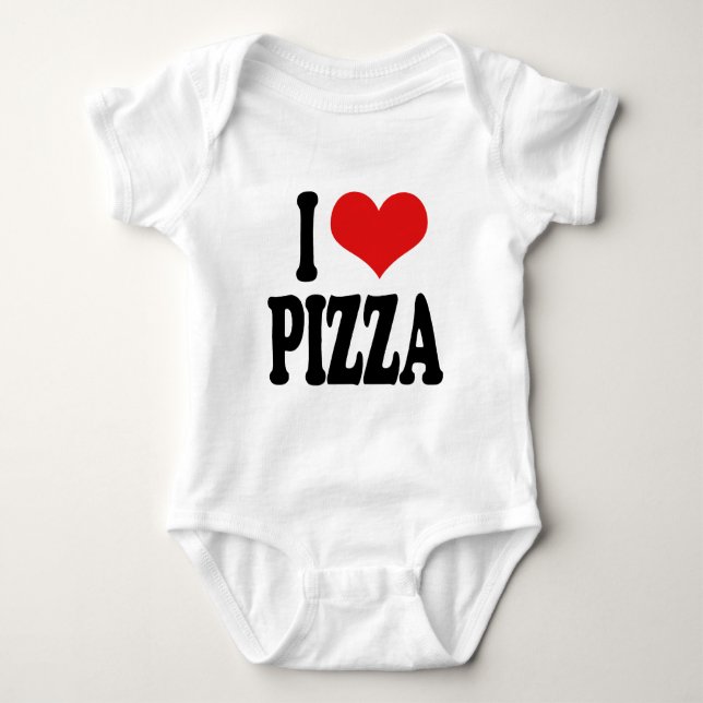 Body J'aime la pizza (Devant)