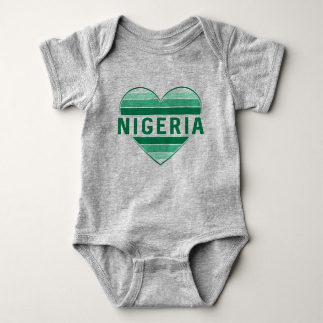 Body J'aime le Nigeria, le coeur nigérian (Devant)