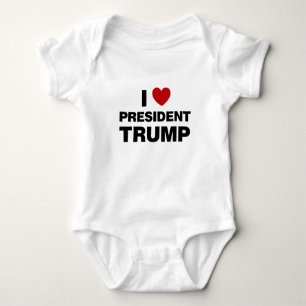 Body J'aime le président Trump Heart