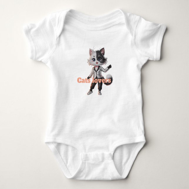 Body J'aime les chats (Devant)