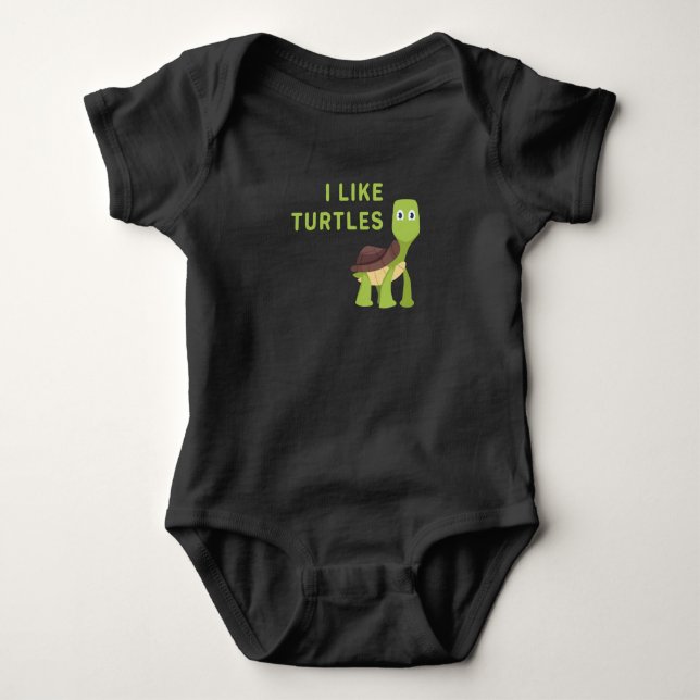 Body J'Aime Les Tortues Reptiles (Devant)