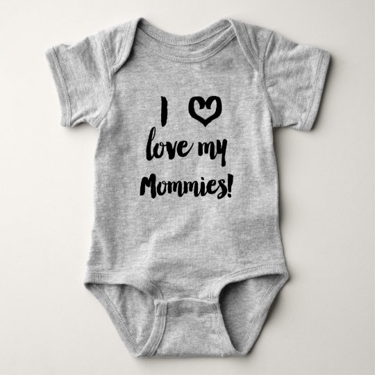 Body J Aime Ma Chemise Du Jersey De Bebe De Meres Zazzle Fr