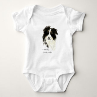Body J'aime ma frontière Collie Chien Animal animal