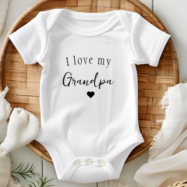 Body J'Aime Ma Grossesse Grand-Père Faire-part (Créateur téléchargé)