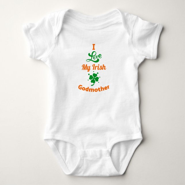 Body J'aime ma marraine irlandaise St. Patrick's Day (Devant)